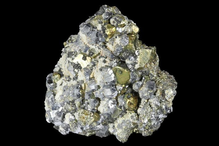 Galena, Chalcopyrite, Sphalerite and Pyrite Association - Peru #173341